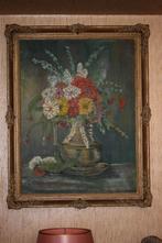 peinture à l'huile nature morte de fleurs dans un cadre, Enlèvement