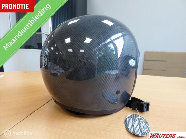 Premier Vintage Platinum Ed. Carbon Jethelm Large, Motoren, Kleding | Motorhelmen, Nieuw met kaartje, Ophalen of Verzenden