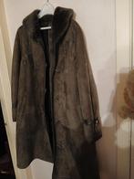 Winterjas uit omgekeerd schaap, maatwerk, Taille 42/44 (L), Comme neuf, Gemaakt in speciaalzaak, Vert