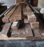 Volle houten balken, Tuin en Terras, Palen, Balken en Planken, Ophalen, Gebruikt, Balken