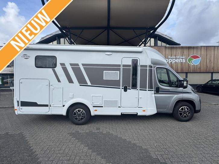 Carado T338 PRO+ Automaat + hefbed !, Caravans en Kamperen, Mobilhomes, tot en met 4, Half-integraal, Carado, Diesel, Automaat