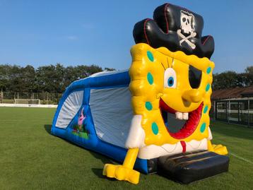 Te huur springkasteel/stormbaan SpongeBob 