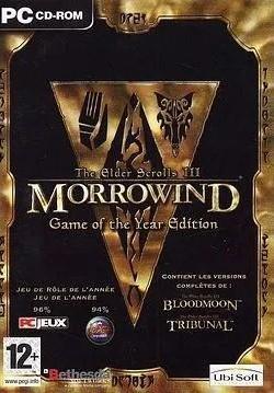 Morrowind, The Elder Scrolls III GotY Ed. FR avec extensions beschikbaar voor biedingen