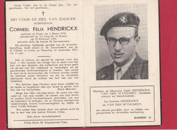 DP Corneel Felix Hendrickx beschikbaar voor biedingen