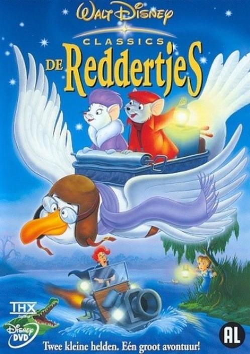 Disney dvd - De reddertjes ( Gouden rugnummer 25 ), Cd's en Dvd's, Dvd's | Kinderen en Jeugd, Avontuur, Ophalen of Verzenden