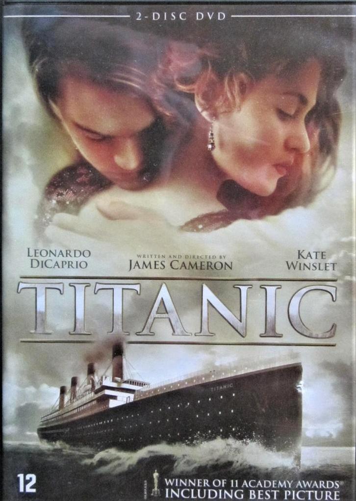 DVD DRAMA- TITANIC (LEONARDO DICAPRIO - KATE WINSLET), Cd's en Dvd's, Dvd's | Actie, Zo goed als nieuw, Actiethriller, Alle leeftijden