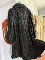 manteau long astrakan noir taille 40-42, Kleding | Dames, Jassen | Winter, Ophalen, Gedragen, Maat 42/44 (L), Zwart