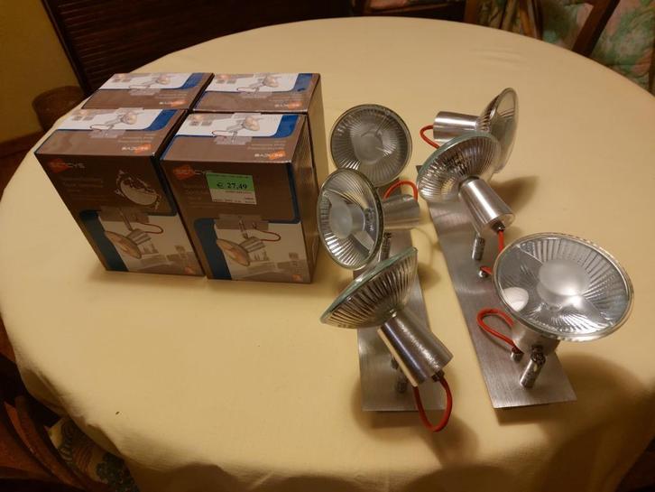 Spots, Huis en Inrichting, Lampen | Spots, Nieuw, Plafondspot of Wandspot, Metaal of Aluminium, Ophalen