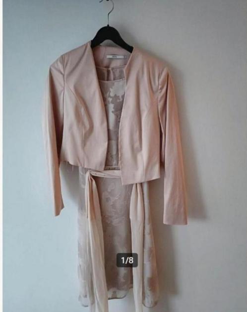 Feestjurk roze en blazer STEPS maat 38 A-lijn, Vêtements | Femmes, Habits de circonstance, Comme neuf, Robe de gala, Taille 38/40 (M)