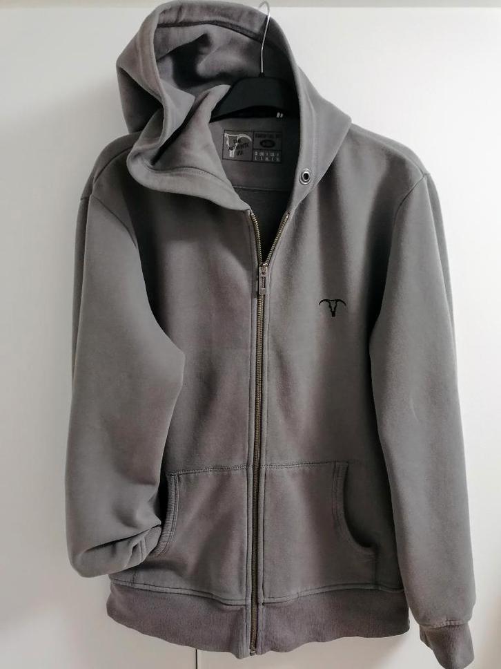 Grijze sweatervest met kap van EDC by Esprit, L, Kleding | Heren, Truien en Vesten, Zo goed als nieuw, Ophalen of Verzenden