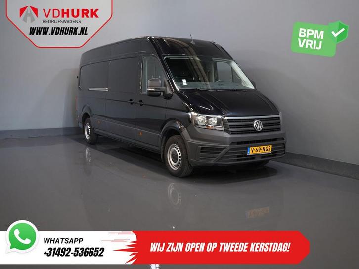 Volkswagen Crafter 35 2.0 TDI 140 pk L4H3 BPM VRIJ! Carplay/, Auto's, Bestelwagens en Lichte vracht, Bedrijf, ABS, Airconditioning