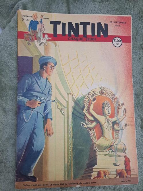 Fascicule du journal TINTIN N 39 4ème année 29 septembre 19, Livres, BD, Utilisé, Une BD, Enlèvement ou Envoi