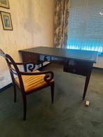 Superbe bureau de Direction en acajou verni +chaise assortie, Enlèvement
