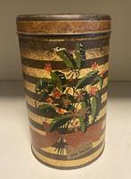 Vintage oud blik Delhaize koffie, Ophalen of Verzenden, Gebruikt, Koffie, Overige merken