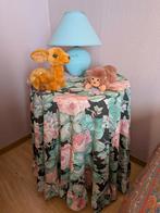 Rond houten bijzettafeltje., Huis en Inrichting, Woonaccessoires | Zuilen en Pilaren, Ophalen