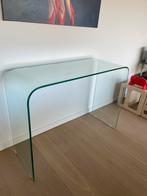 Console en verre transparente, Maison & Meubles, Enlèvement, Comme neuf, Verre