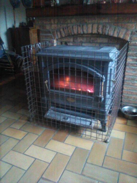 Poêle Efel en fonte charbon & bois, Maison & Meubles, Poêles, Utilisé, Poêle à charbon, Bois, Enlèvement