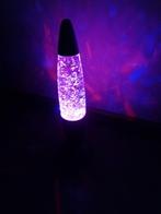 Prachtige glitterlamp voor kamer of snoezelruimte, Maison & Meubles, Lampes | Lampes de table, Comme neuf, Enlèvement