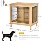 Honden Bench met Tafeloppervlak 81 cm x 58,5 cm x 76 cm, Verzenden, Nieuw