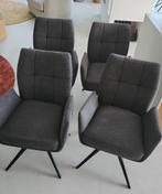 4 x Stoelen, Huis en Inrichting, Stoelen, Ophalen, Metaal, Blauw, Nieuw