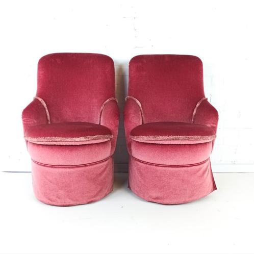 2x vintage boudoir fauteuil, Antiek en Kunst, Antiek | Meubels | Stoelen en Sofa's, Ophalen