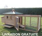 Poulailler XXL abri poule caille clapier lapin enclos poules, Verzenden, Nieuw, Kippenhok of Kippenren