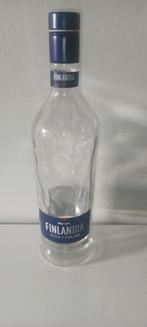 bouteille vide de vodka Finlandia 1l. 40% vol., Comme neuf, Emballage, Envoi