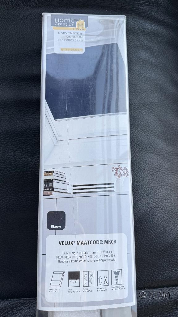 Dakvenster gordijn (Verduisterend) MK08 (61,3 x 121,5 cm), Huis en Inrichting, Stoffering | Gordijnen en Lamellen, Nieuw, 100 tot 150 cm