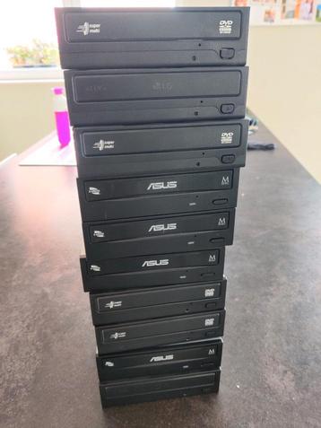 Lot van 10 dvd-writers LG - Asus beschikbaar voor biedingen