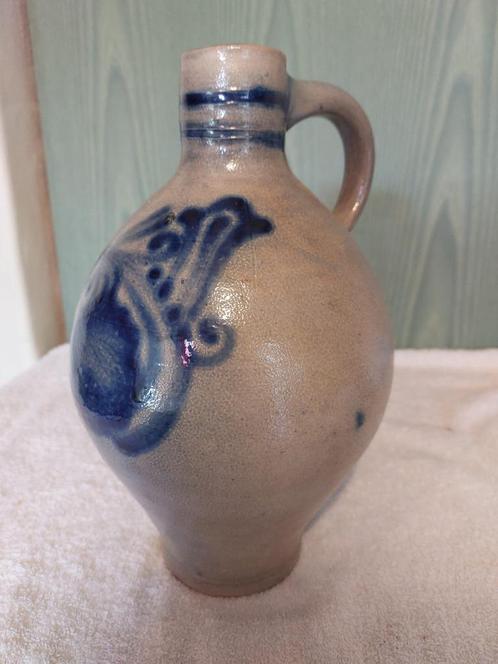 oude stenen kruik-kloek, eind 1800, Antiek en Kunst, Curiosa en Brocante, Ophalen of Verzenden