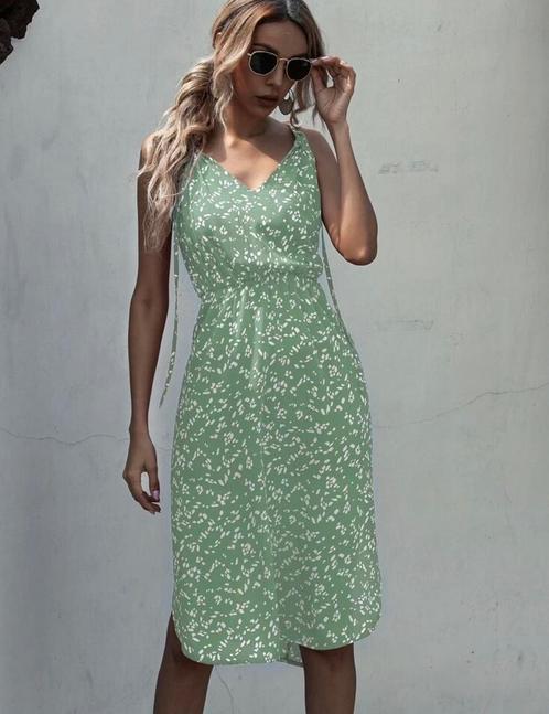Jurk maat L, Kleding | Dames, Jurken, Nieuw, Maat 42/44 (L), Groen, Ophalen of Verzenden