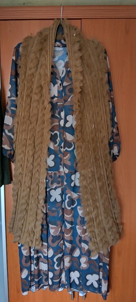NIEUW MAXI KLEED/ A- mode / mt 40/42, Kleding | Dames, Jurken, Zo goed als nieuw, Maat 38/40 (M), Blauw, Verzenden
