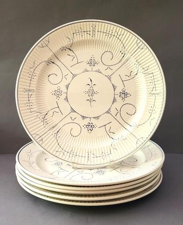 ✔️Royal Boch Copenhague "6 Assiettes 31cm", Envoi