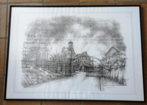 Ben Genaux houtskool, Antiek en Kunst, Kunst | Tekeningen en Fotografie, Ophalen