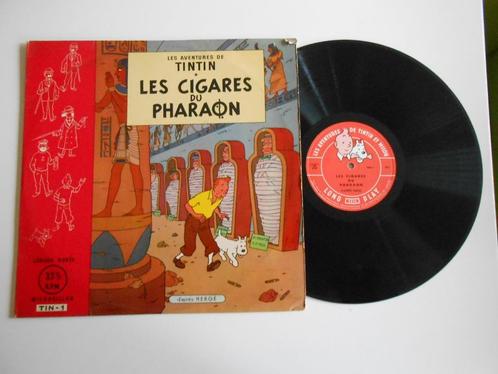 Tintin / Kuifje LP Les cigares du Pharaon . 1960, Verzamelen, Stripfiguren, Kuifje, Ophalen of Verzenden