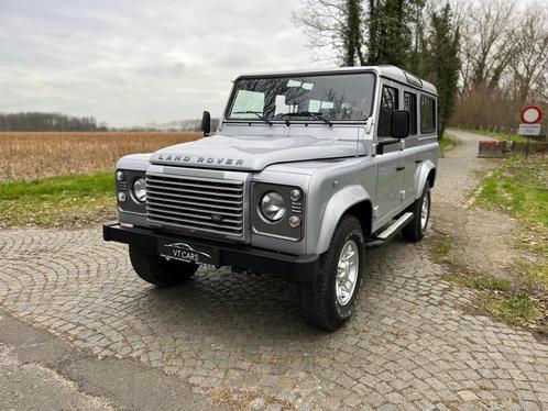 Land ROVER DEFENDER 110 / 5 PL / AIRCO / TREKHAAK / ZETELVER, Auto's, Land Rover, Bedrijf, Te koop, 4x4, Airconditioning, Alarm