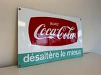 Coca Cola emaille reclamebord, Verzamelen, Merken en Reclamevoorwerpen, Ophalen of Verzenden, Gebruikt, Reclamebord