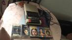 Cassettespeler met 5 cassettes, oude molen, vintage vaas, Audio, Tv en Foto, Cassettedecks