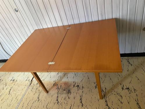 Inklapbare tafel, Huis en Inrichting, Tafels | Eettafels, Gebruikt, 50 tot 100 cm, 100 tot 150 cm, Vier personen, Rechthoekig