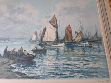 150 Schilderijen Olieverf op Doek Litho's etsen Foto's, Antiek en Kunst, Ophalen