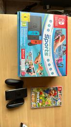 Nintendo switch 2x controller + mario party, Ophalen of Verzenden, Zo goed als nieuw, Met games