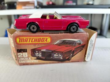 Matchbox 28f Lincoln Continental "L" Box  beschikbaar voor biedingen