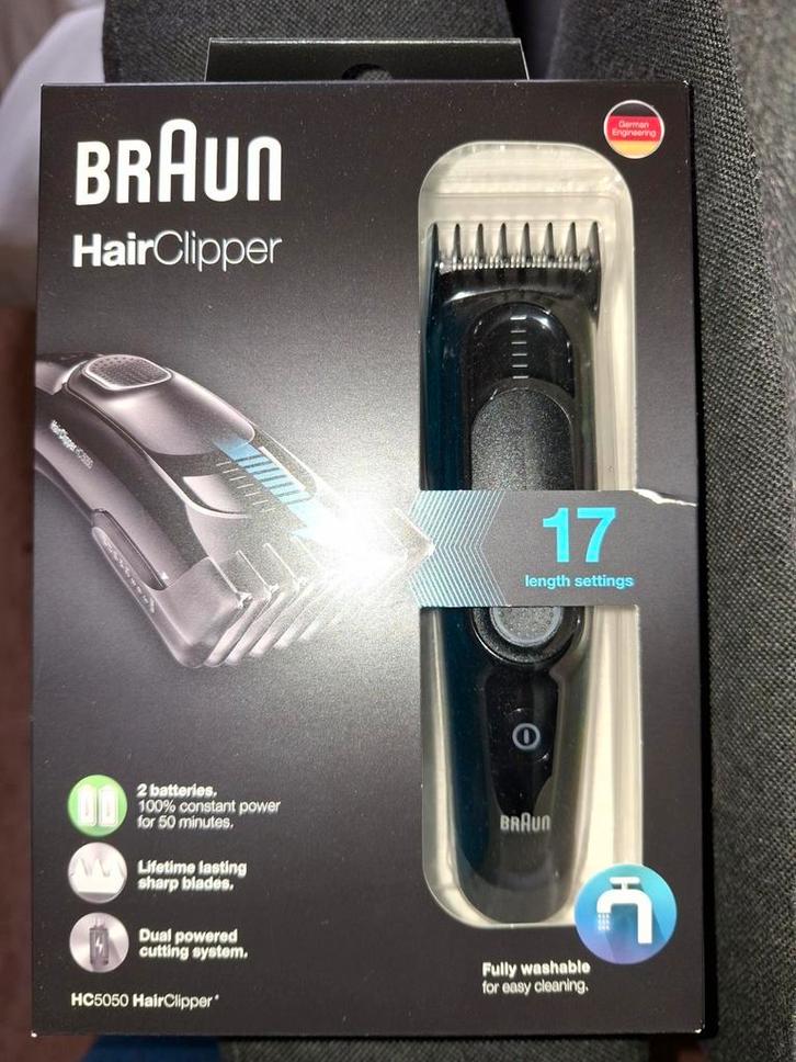 Braun HC5050 (ongebruikt), Elektronische apparatuur, Persoonlijke Verzorgingsapparatuur, Zo goed als nieuw, Ophalen of Verzenden