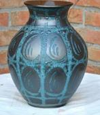 §vase  noir turquoise west germany vintage, Antiquités & Art, Enlèvement ou Envoi