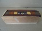 Dominospel vintage houten dominospel compleet domino spel, Antiek en Kunst, Ophalen of Verzenden