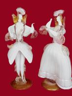 Twee grote Bardioli Murano Florentijnse dansers., Antiek en Kunst, Ophalen