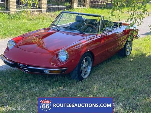 Alfa Romeo Spider Veloce 2000 | 1976 | Route 66 Auctions, Auto's, Oldtimers, Bedrijf, Te koop, Alfa Romeo, Benzine, Overige carrosserie