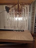 Vintage teardrop messing luster., Ophalen, Zo goed als nieuw