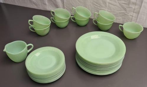 Jadeite, jade-ite, Fire-king oven glass, Anchor Hocking co., Antiek en Kunst, Antiek | Keukengerei, Ophalen
