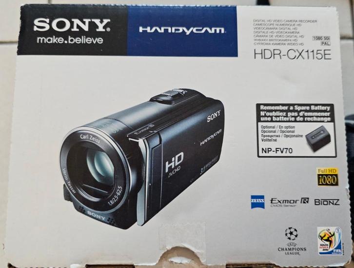 Caméscope Sony Handycam HDR-CX115E, Audio, Tv en Foto, Videocamera's Digitaal, Gebruikt, Camera, Geheugenkaart, Sony, 20x of meer